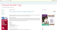 Desktop Screenshot of healthnaturaltips.com