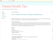 Tablet Screenshot of healthnaturaltips.com